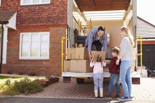 Local removal team preparing for a house move in Boundsgreen