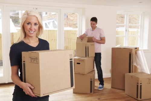Local removal van prepared for a move in Boundsgreen