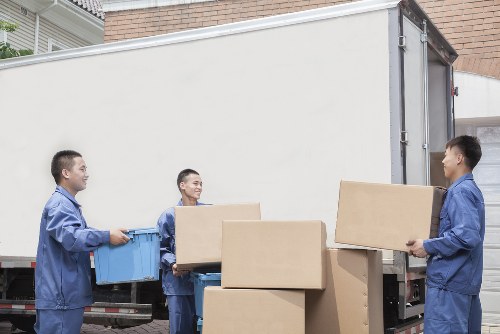 Office furniture and equipment prepared for a Boundsgreen commercial move