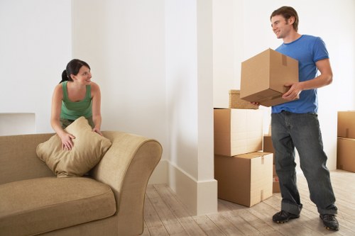 Office furniture pick-up for a local business in Boundsgreen